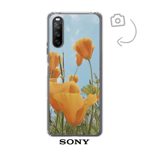 Etui de téléphone en flexibel imprimé au dos pour Sony Xperia 10 III/III Lite