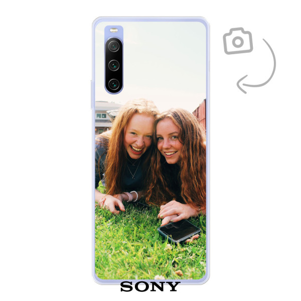 Etui de téléphone en flexibel imprimé au dos pour Sony Xperia 10 IV