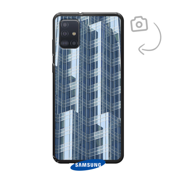 Etui de téléphone en flexibel imprimé au dos pour Samsung Galaxy A51