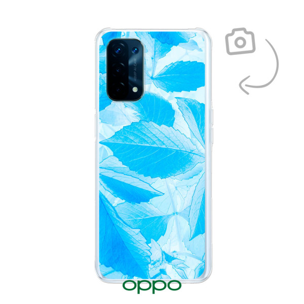 Etui de téléphone en flexibel imprimé au dos pour Oppo A74 5G/A93 5G