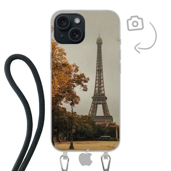 Etui de téléphone avec cordon pour iPhone 15