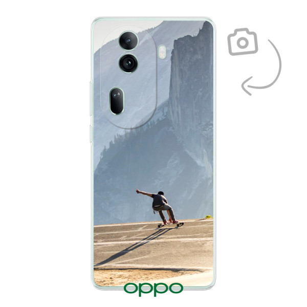 Etui de téléphone en flexibel imprimé au dos pour Oppo Reno 11 Pro